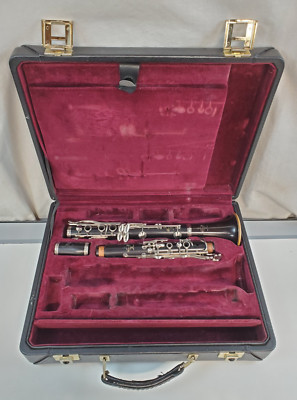 BUFFET CRAMPON PARIS PRO R13 A WOOD CLARINET NICKEL KEYS DOUBLE CASE NICE