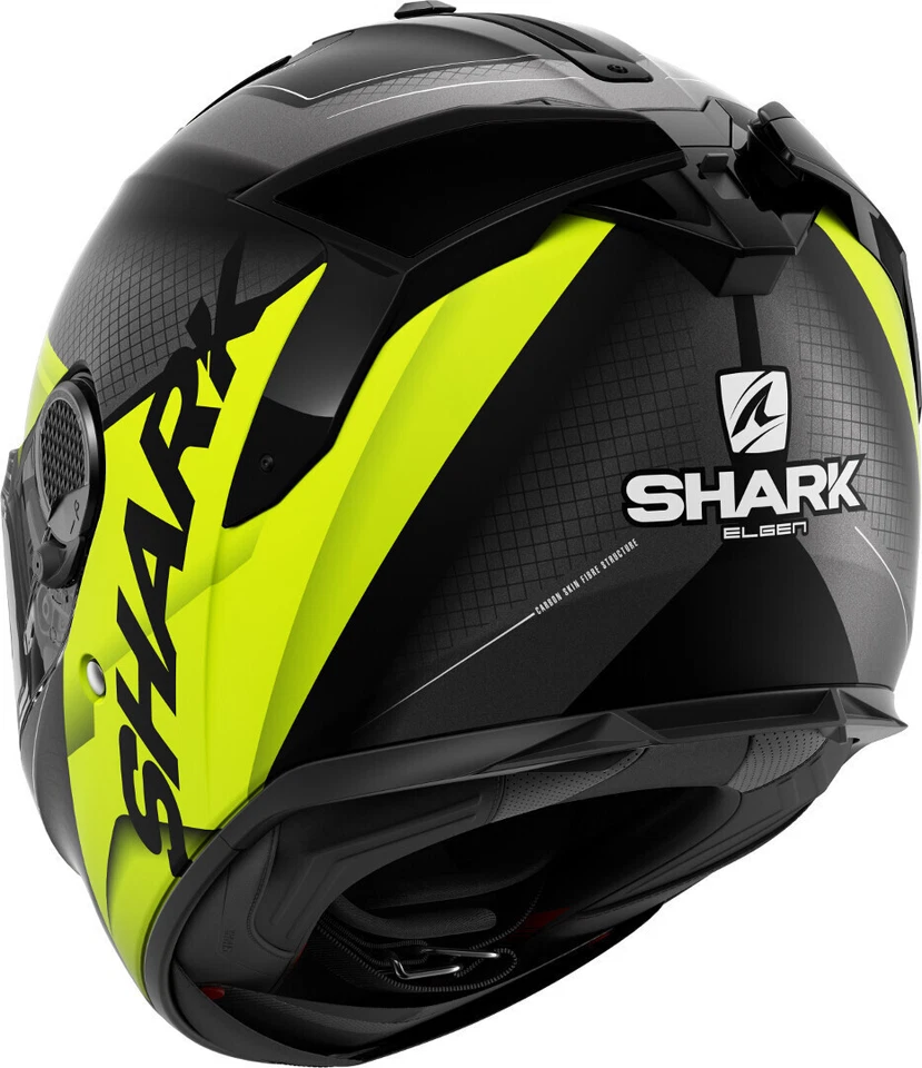 Full-Face Fiber Motorcycle Shark SPARTAN GT Eastwood Yellow Size XL Helmet - Image 3 of 3
