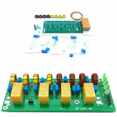 DIY 100W 3.5-30MHz 12V Low Pass Filter XF-LPF-HF Filter Part For