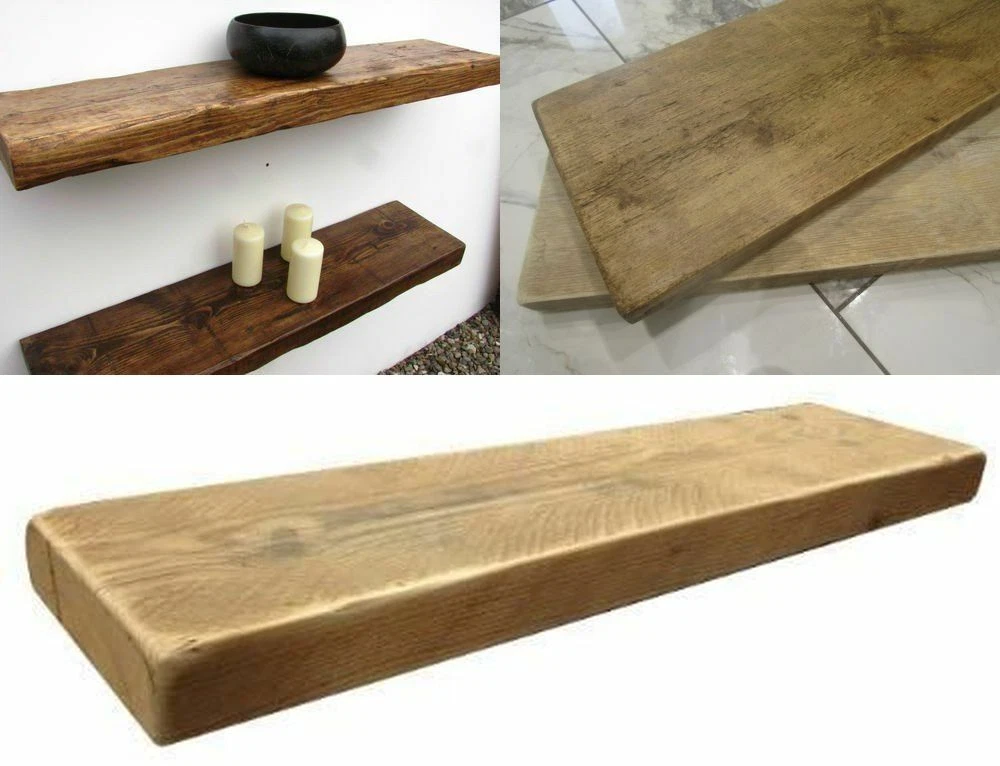 Old wooden shelves deals