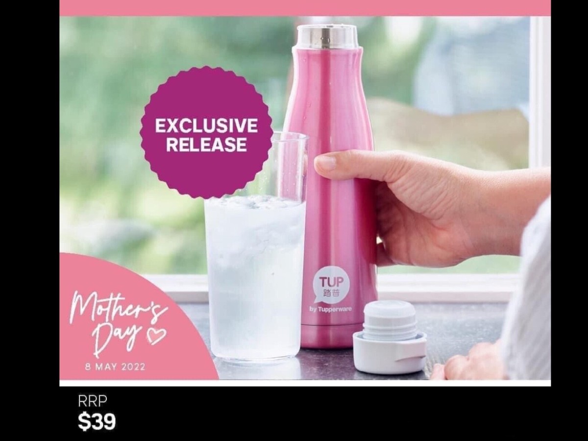 Tupperware Insulated Fashion Flask Limited Edition 400ml New