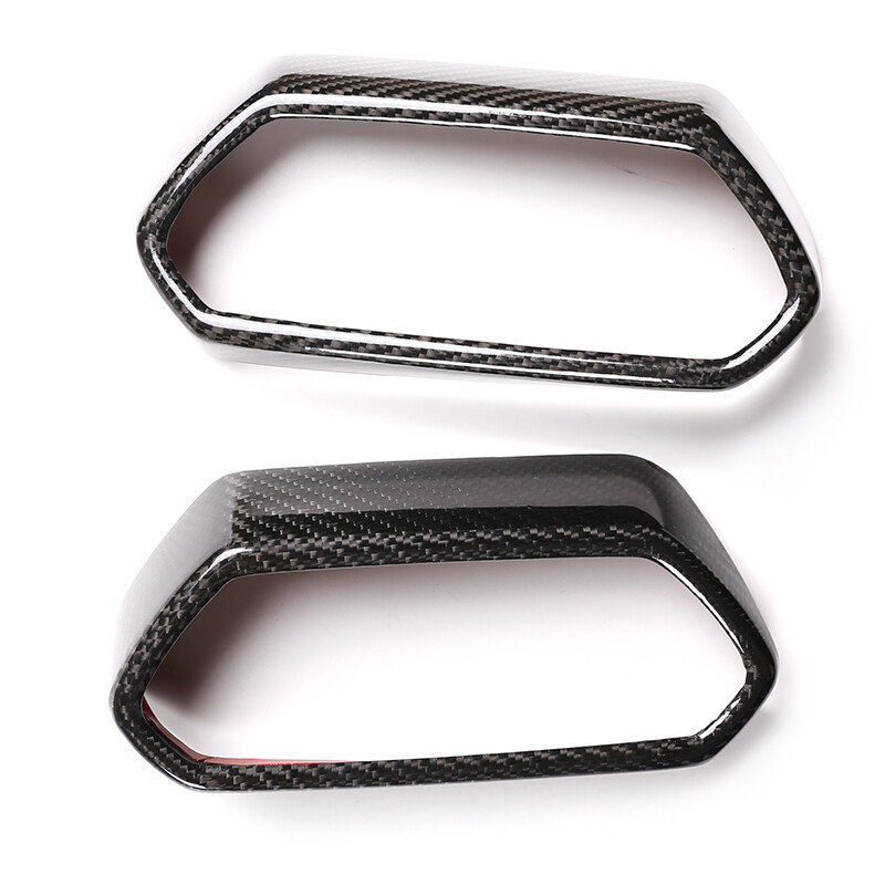 Real Carbon Fiber Dash End Air Vent Trim Cover Fits LAMBORGHINI URUS 2018-2024