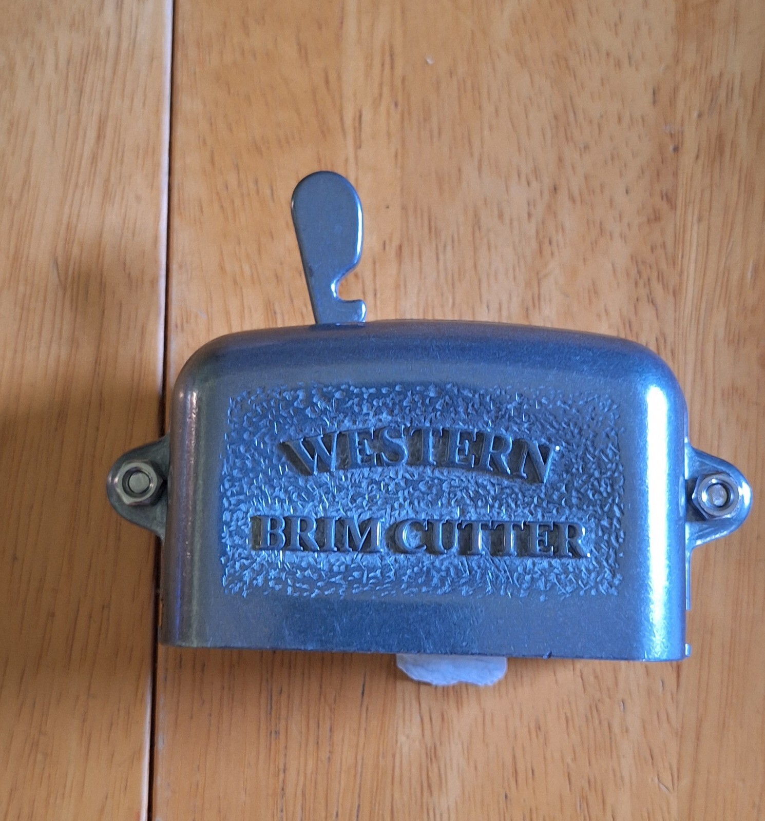 M&F Western Hat Brim Cutter Premium Quality Metal 1/2 Inch Silver