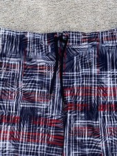 Zeroxposur Swim Trunks Size 2XL Inseam 8.5 Black White Red