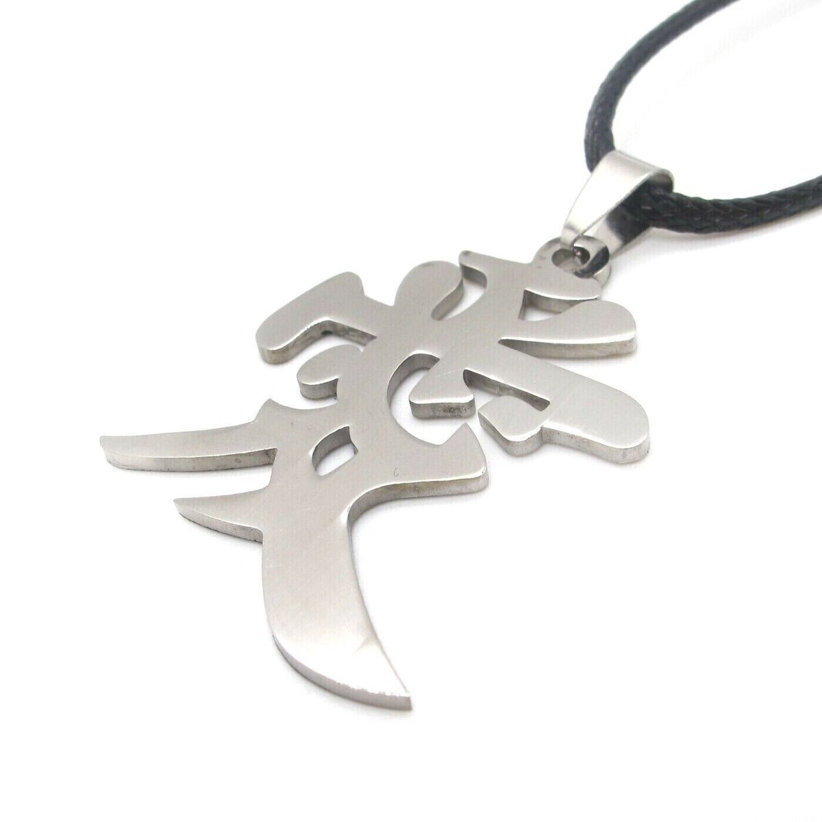 NARUTO NECKLACE Gaara Love Kanji Symbol Pendant Sasuke Itachi Kunai Ninja  Anime