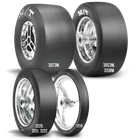 MTT-3158M Mickey Thompson Tyre, 27.0x10.0-16M L7 ET Drag Motorcycle, 27 O.D., Ea