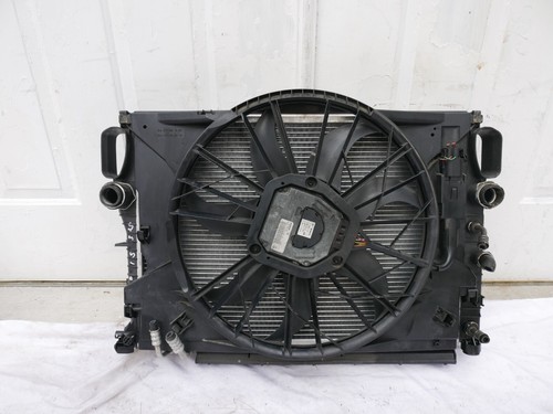✅ 03-06 Mercedes W211 E320 Engine Cooling Fan Radiator A/C AC Condenser Assembly