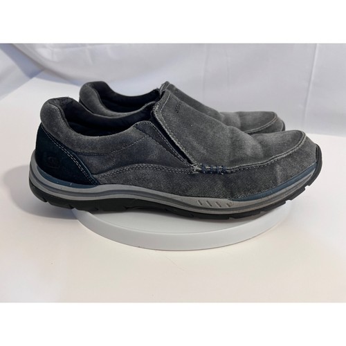 PREOWNED MEN'S SKETCHERS RELAXED FIT MEMORY FOAM SHOES SIZE 9.5 - Picture 4 of 9
