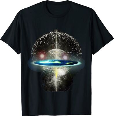 NEW LIMITED Flat Earth Tee T-Shirts S-3XL