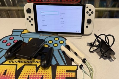 Nintendo Switch Console OLED Model with White Joy-Cons (Tested & Working)