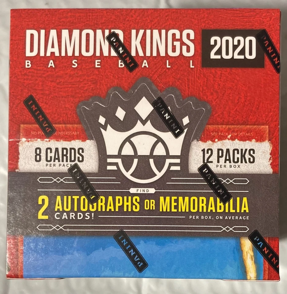 2020 DIAMOND KINGS BASEBALL FACTORY SEALED HOBBY BOX 2 AUTOS OR MEMS LOADED! - Image 2 of 2