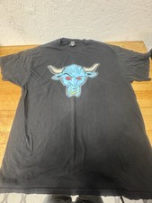 The Rock WWF WWE Brahma Bull "Layin' the Smack Down " T-Shirt XL Titan Sports
