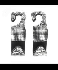 Bling Car Hooks - Crystal Embellished Car Headrest Hooks - Set of 2 BNIB