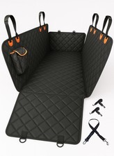 Dog Car Seat Cover for Back Seat   Waterproof Nonslip Hammock with Dog Seat B...