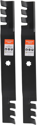2-Pack GY20850 High Lift Mower Blades 7-Point Star Set for D105 D130 S100 E100 4