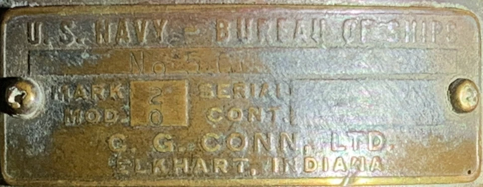 Bote salvavidas Binnacle Compass Segunda Guerra Mundial Marina de los Estados Unidos - Oficina de barcos MK 2 mod 0 Foto 2 de 4