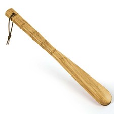 Shoe Horn Wooden, 33cm Wooden Shoehorn with Hanging Rope, Shoe Horn...