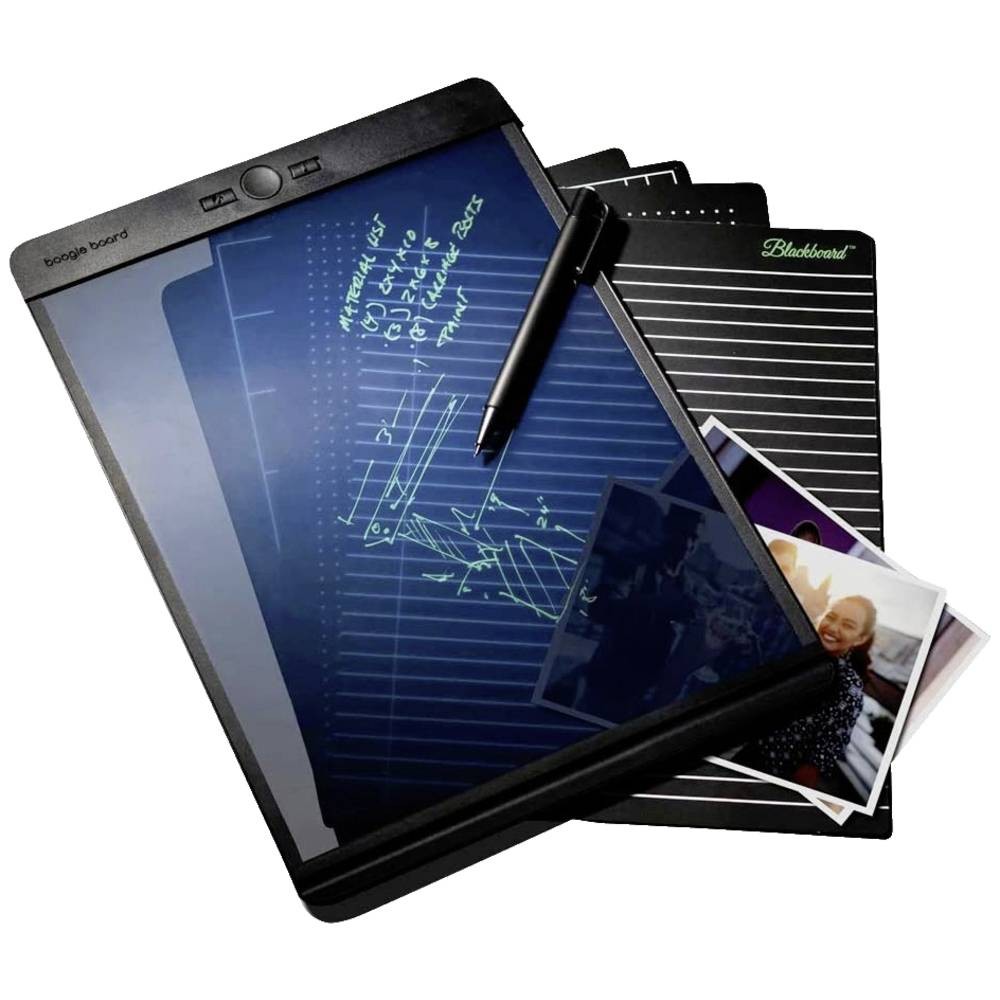 Écran interactif Boogie Board Blackboard Smart Scan noir avec stylet pour prise de note