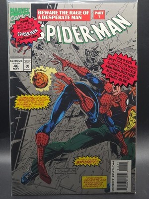 SPIDER-MAN #46 1994 Beware the Rage of a Desperate Man: Part 1 of 4 Polybagged 