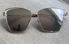 Diff Eyewear Women  s Polarized Sunglasses Becky III CH-BH156P Gold 57-14-142