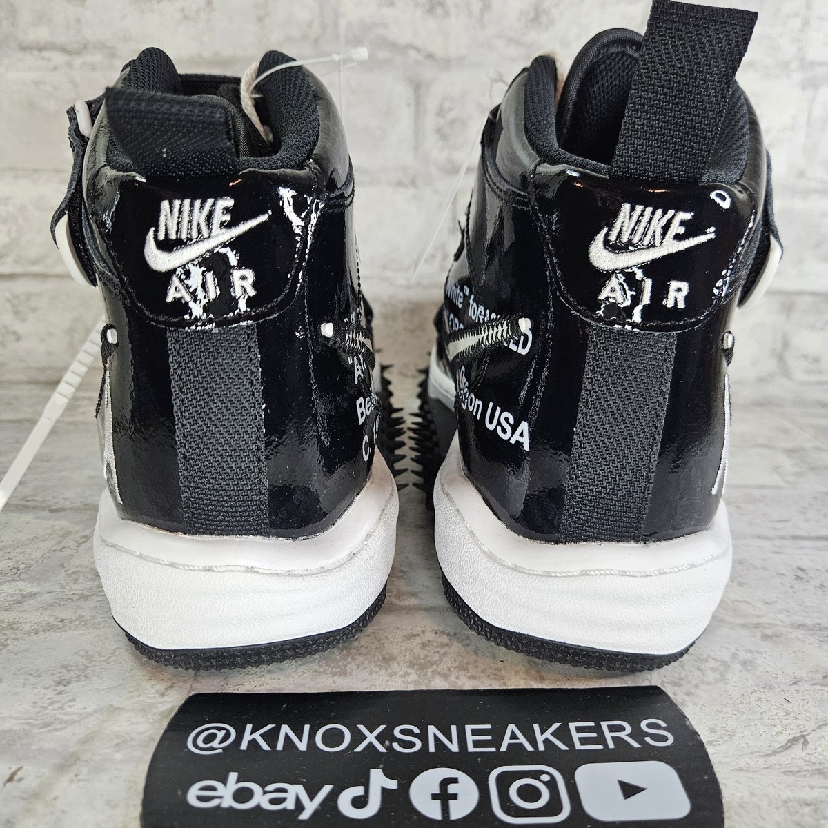 Nike Air Force 1 Mid SP Off-White Sheed Black White DR0500 001 