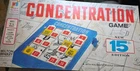 Vintage 1970 Milton Bradley Concentration Board Game 15th Edition #4950
