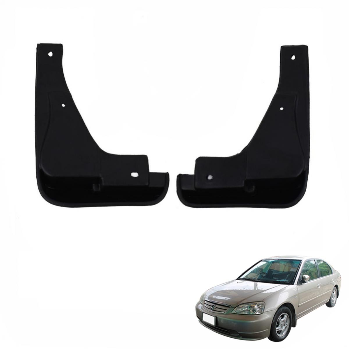Fit 2001-2005 Honda Civic Sedan LX ES EP EV EU Mud Guard Flaps