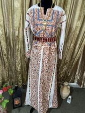 Vintage Handmade Palestinian Embroidery Wedding Palestine Dress Thoub