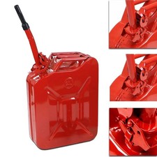 Fuel Can 5 Gallon 20L Gasoline Gas Fuel Tank Military Emergency Backup w/ Handle