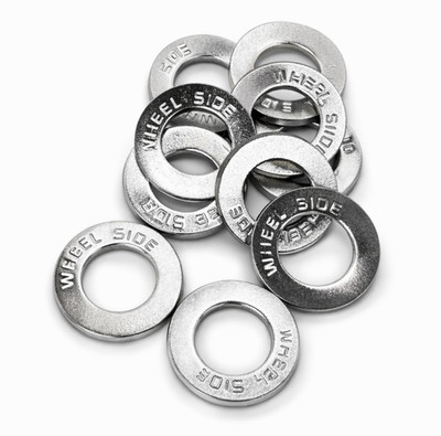 20 Pack Cragar SS Stainless SST Style Mag Wheel Lug Nut Washer On Center Hole