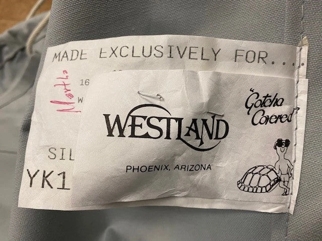 Westland #YK160A93BR Boat Cover Sil-Gray Cloudburst II. SKU: 47814-E-N5-2KF - Image 2 of 4