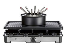 Silvercrest Premium-Fondue-Raclettegrill-Kombination SRGF 1400 A3 1400W *B-Ware