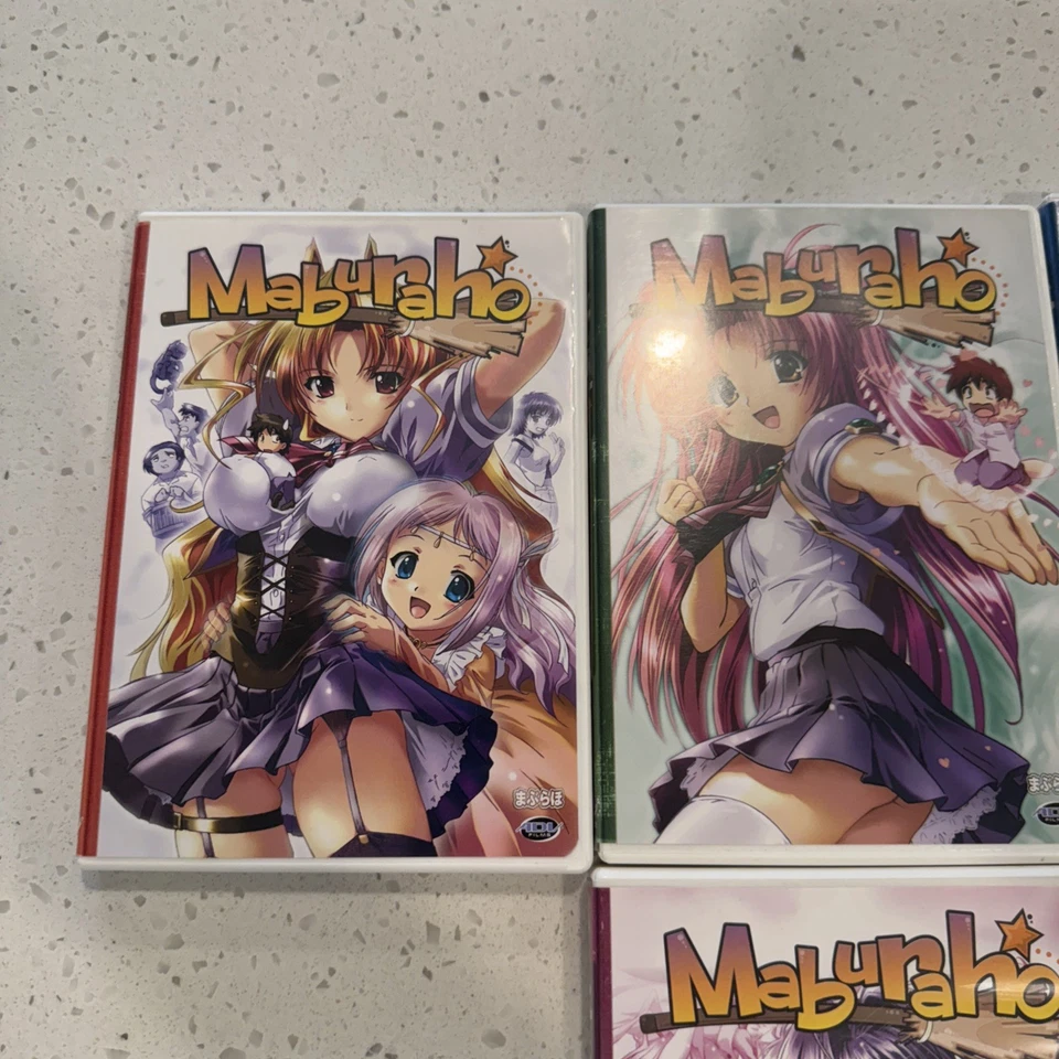Maburaho Anime Series DVD Set (7-Disc, ADV Films 2005) Rare Missing Volume 4 - Image 2 of 4