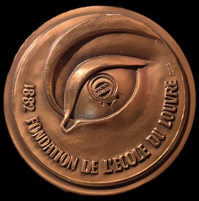 Medaille 1882 Gründung der Louvre-Schule