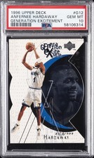 1996 UD GENERATION EXCITEMENT #G12 ANFERNEE HARDAWAY PSA 10