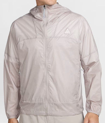 NEW Nike DB0978-009 ACG Cinder Cone Gray Hooded FZ Windproof