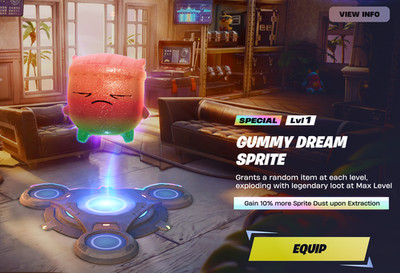 Battle Royale Gummy Dream Sprite   Rare Gummy Sprite Collectible