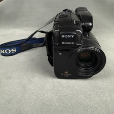 Sony CCD-TR91 Video8 Handycam Camcorder Tested Working w/ Remote Charger Bag