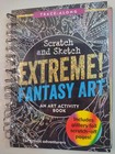 Scratch and Sketch Extreme Fantasy Art Glittery Foil Trace-Along Activity Book