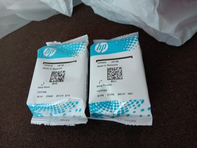 HP 68 2-Pack Black/Tri-color Setup Ink Cartridge Combo, 7FP01A & 7FP00A