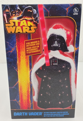 Kurt's Adler Star Wars Darth Vader 28 inch Light Up Holiday Decor Figure w/ Box