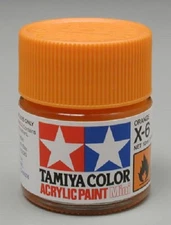 Tamiya Acrylic X-6 Orange Paint Jar 81506