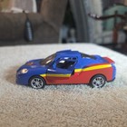 DC Comics SUPERMAN 5" Diecast Blue Sports Car Pull Back Action — photo 7