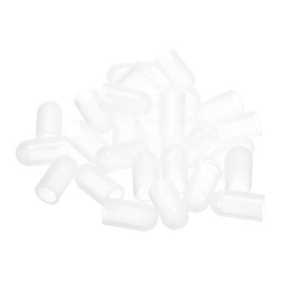 28Pcs Silicone Caps, 7mm (9/32'') ID 13mm (1/2'') H, for General Use