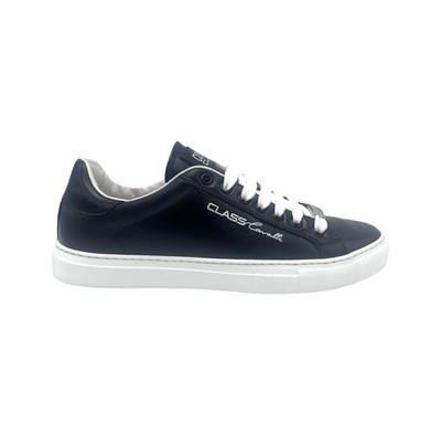 Cavalli Damen Schuhe Größe 38 Luxus Leder Sneaker Schwarz Modern Episch Designer