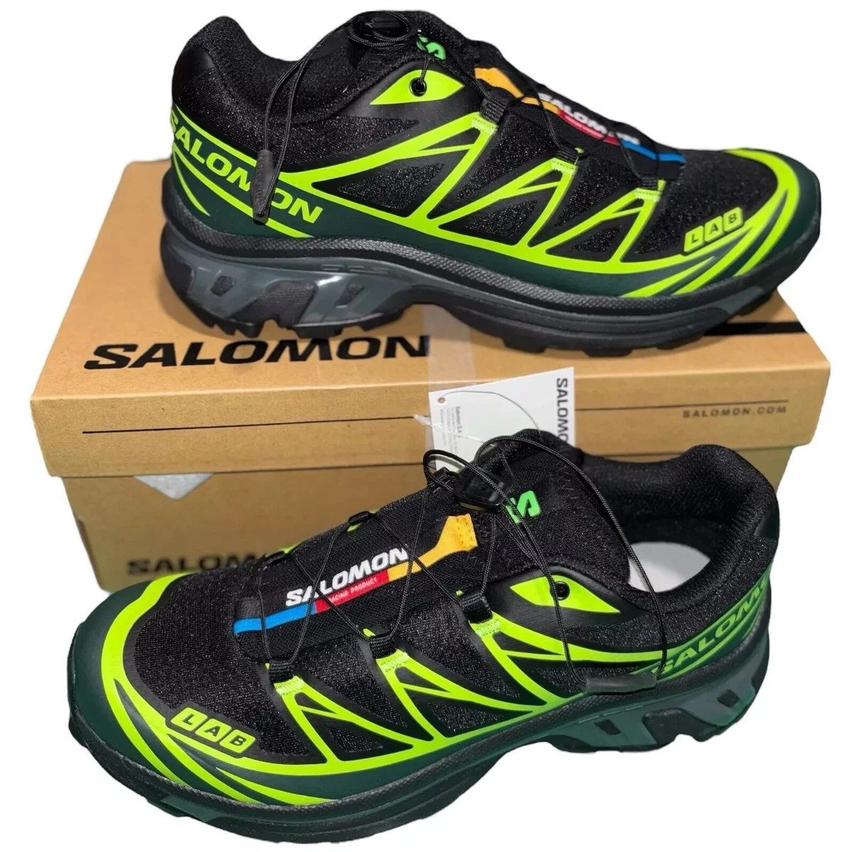 Salomon XT-6 Neon Tokyo - Green Gecko for sale | eBay