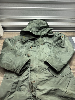 Alpha Industries N-3B Heritage Extreme Cold Weather Parka Sage Green Size Med