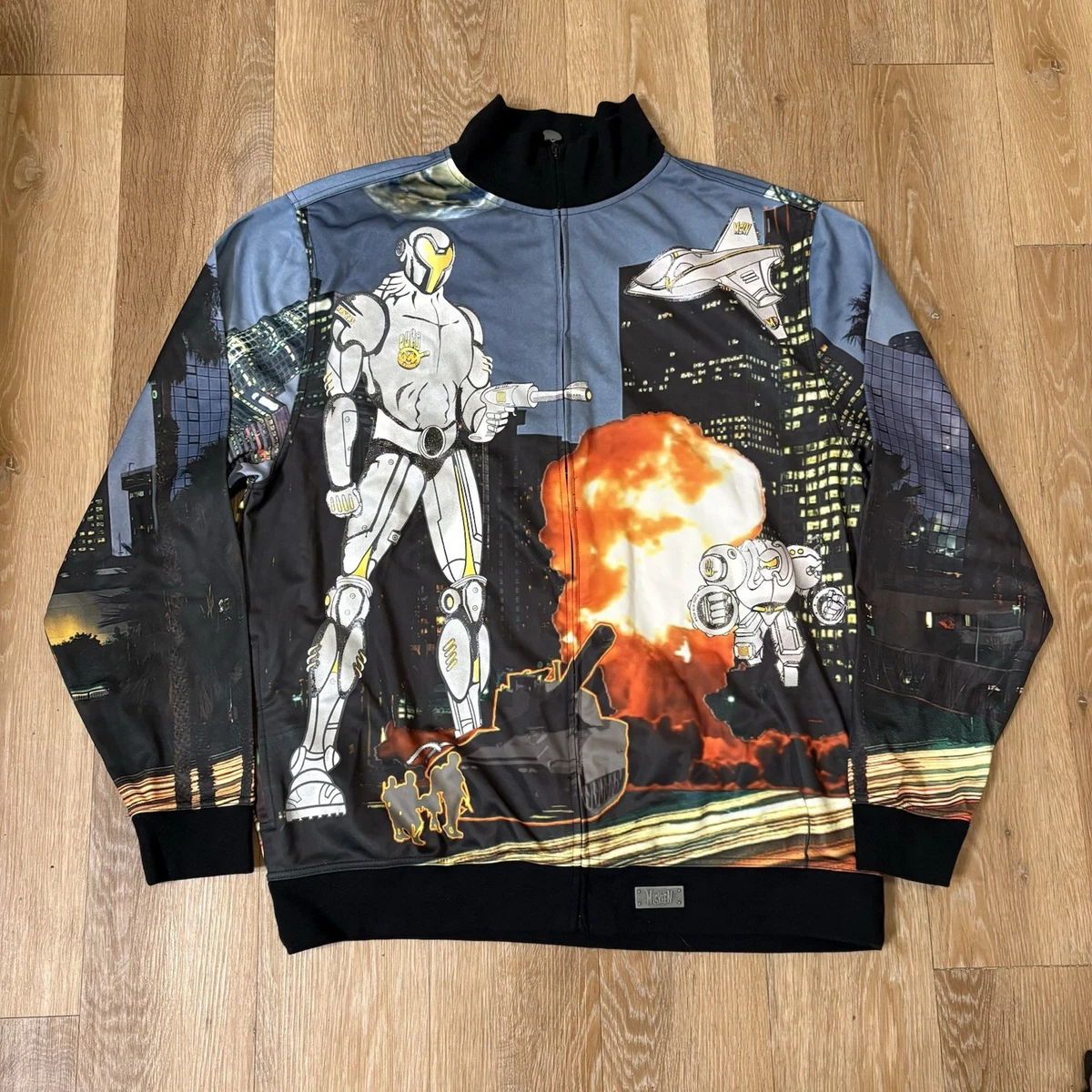Vintage Miskeen Originals Future Of Fashion Robot Full Zip Track
