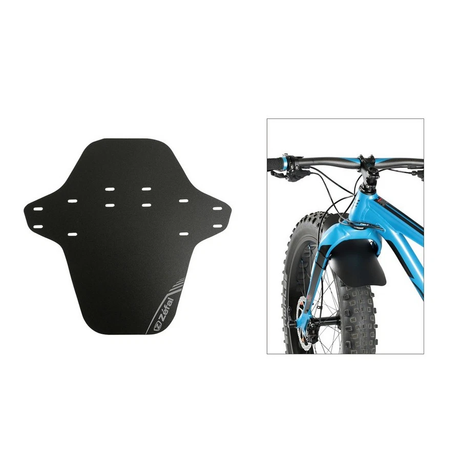 Set Parafanghi SKS Fatboard Per Fat Bike - Anteriore E Posteriore, Per Ruote Da 26", Colore Nero, Rimovibili