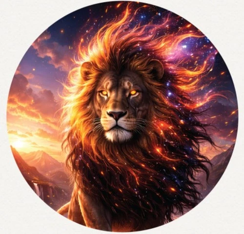 Hayleybug 1 oz The Dawn King Lion Silver Round w/ COA POP 15